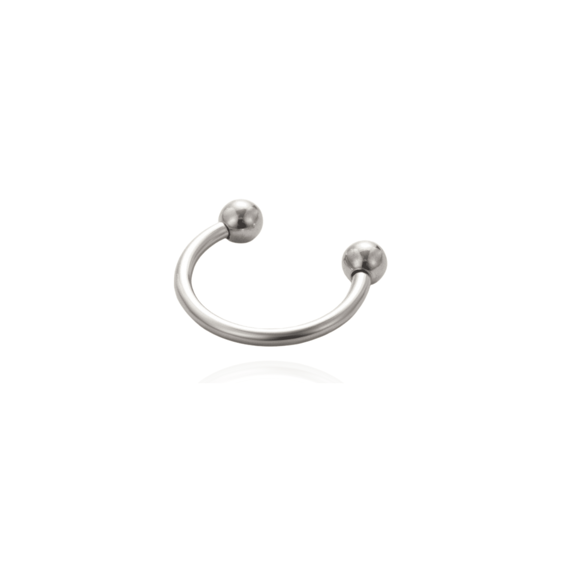 עגיל טיטניום - פרסה